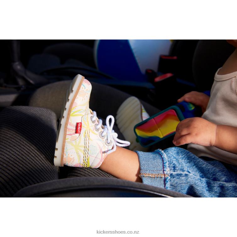 Kickers Kids Nononeo White Sunshine NPZDR865