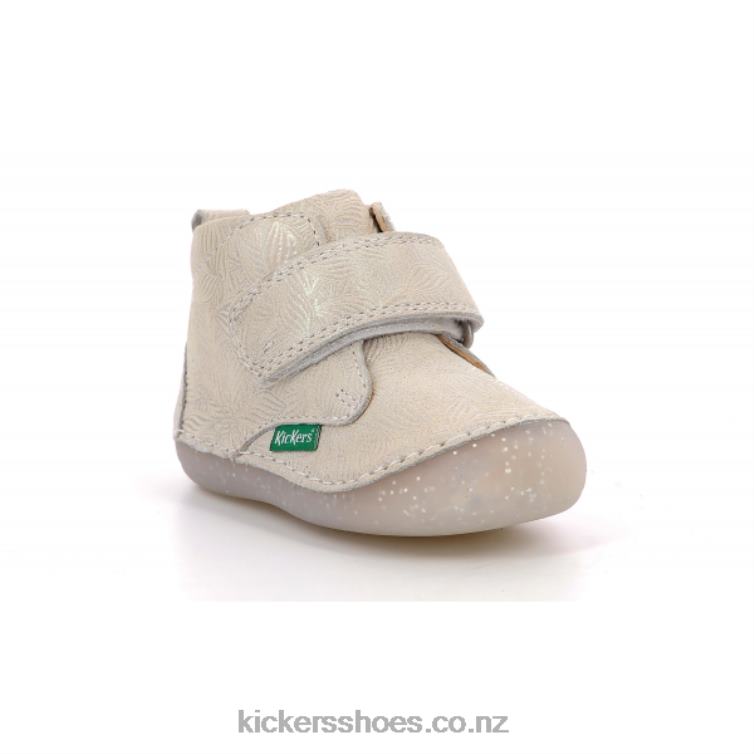 Kickers Kids Sabio Iridescent Light Beige NPZDR873