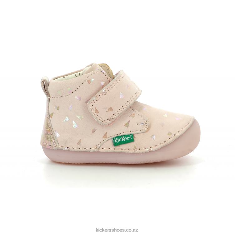 Kickers Kids Sabio Light Pink Plumetis NPZDR802
