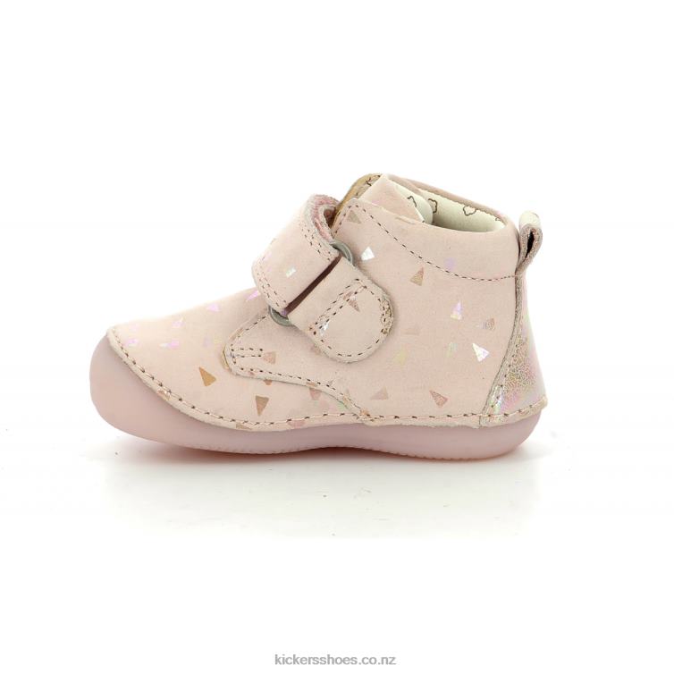 Kickers Kids Sabio Light Pink Plumetis NPZDR802