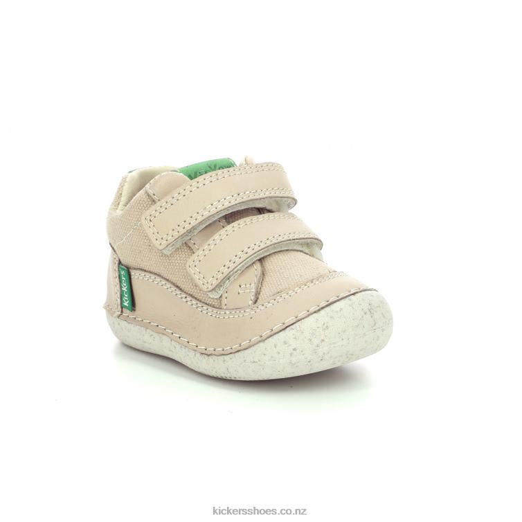 Kickers Kids Sostankro Beige Green NPZDR840