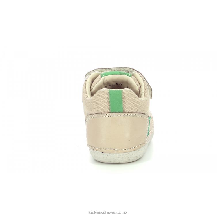 Kickers Kids Sostankro Beige Green NPZDR840
