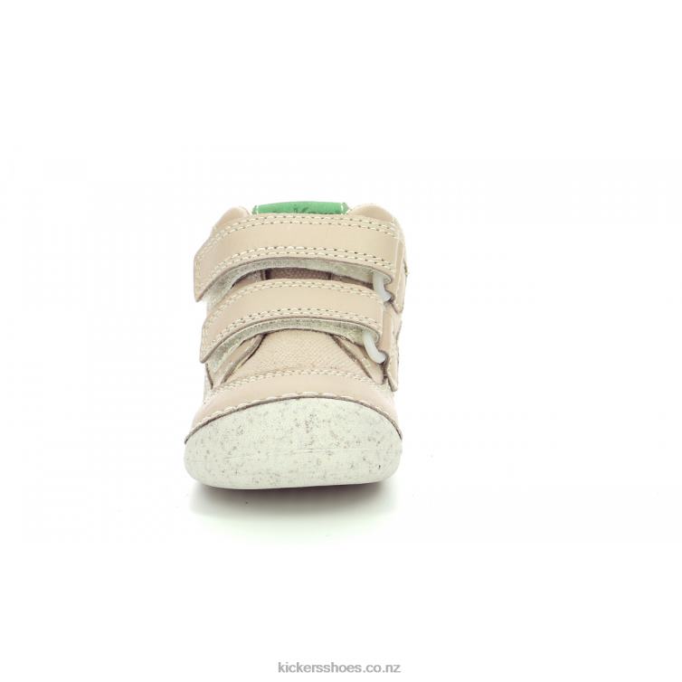 Kickers Kids Sostankro Beige Green NPZDR840