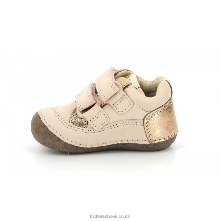 Kickers Kids Sostankro Light Pink Metal NPZDR889