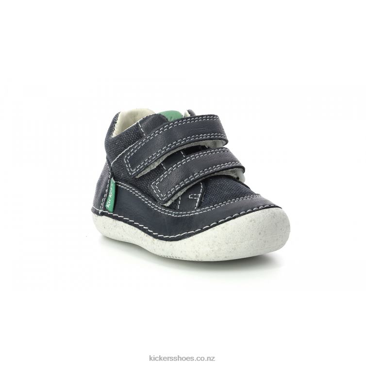 Kickers Kids Sostankro Navy Green NPZDR839