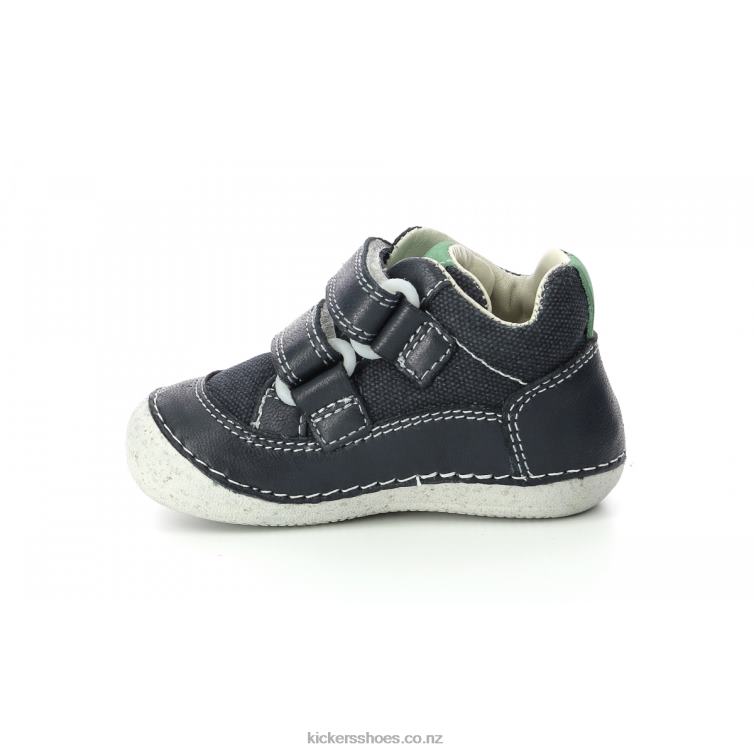 Kickers Kids Sostankro Navy Green NPZDR839