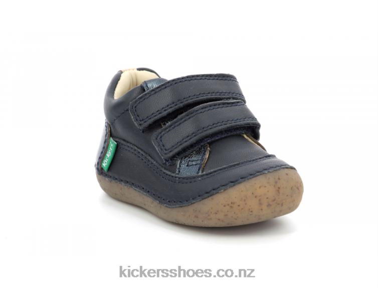 Kickers Kids Sostankro Navy Metal NPZDR890
