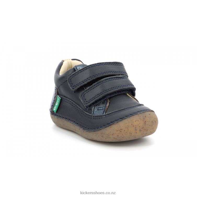 Kickers Kids Sostankro Navy Metal NPZDR890