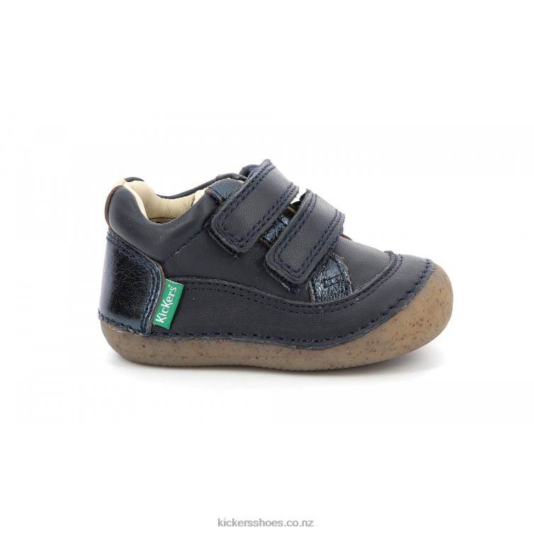 Kickers Kids Sostankro Navy Metal NPZDR890
