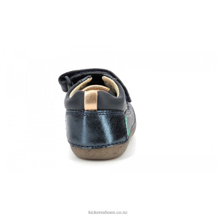 Kickers Kids Sostankro Navy Metal NPZDR890