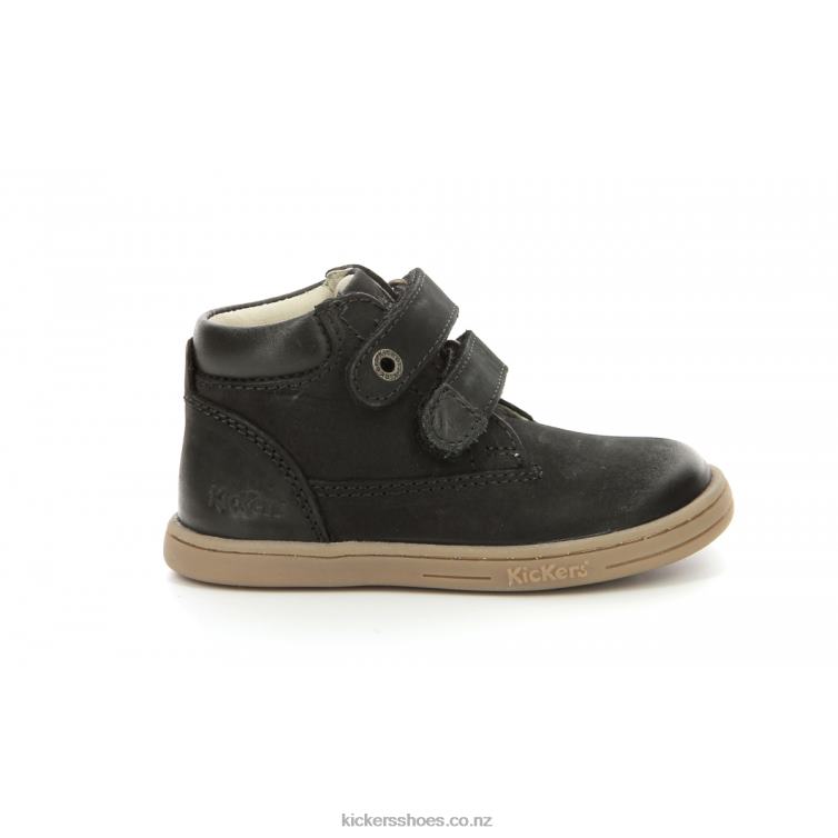 Kickers Kids Tackeasy Black NPZDR854