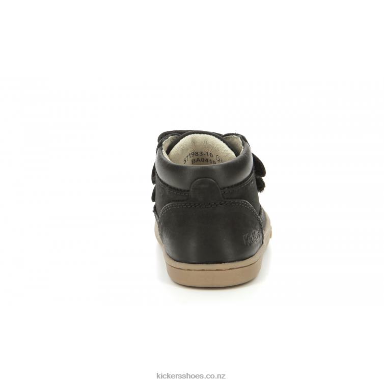 Kickers Kids Tackeasy Black NPZDR854