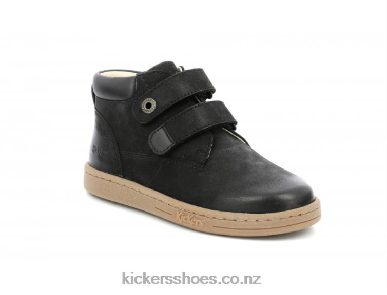 Kickers Kids Tackeasy Black NPZDR916