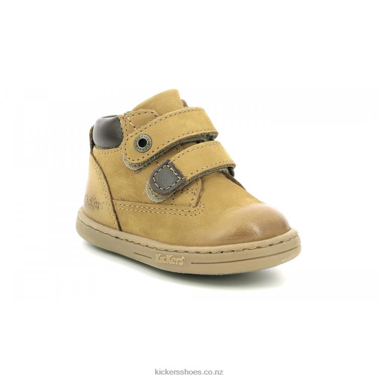 Kickers Kids Tackeasy Camel Brown NPZDR908