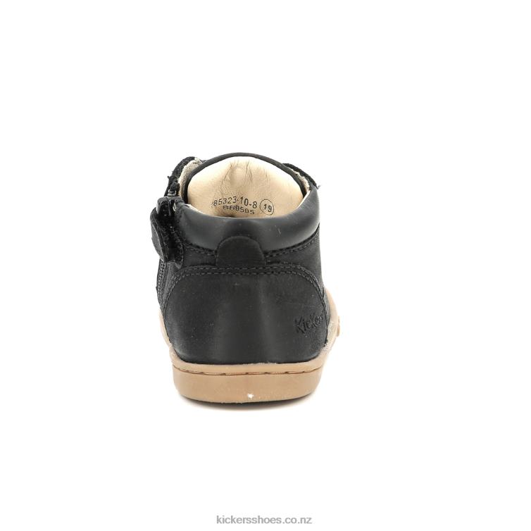 Kickers Kids Tackland Black NPZDR856