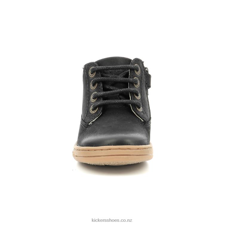 Kickers Kids Tackland Black NPZDR856