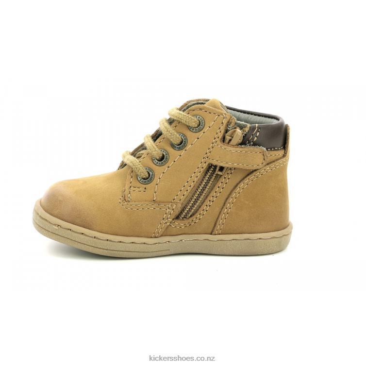 Kickers Kids Tackland Camel Brown NPZDR906