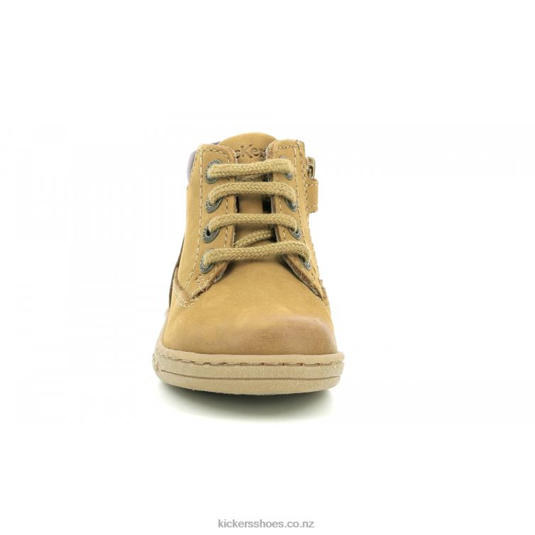 Kickers Kids Tackland Camel Brown NPZDR906
