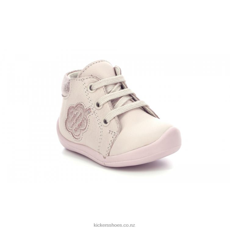 Kickers Kids Waouk Light Pink Metallized NPZDR887