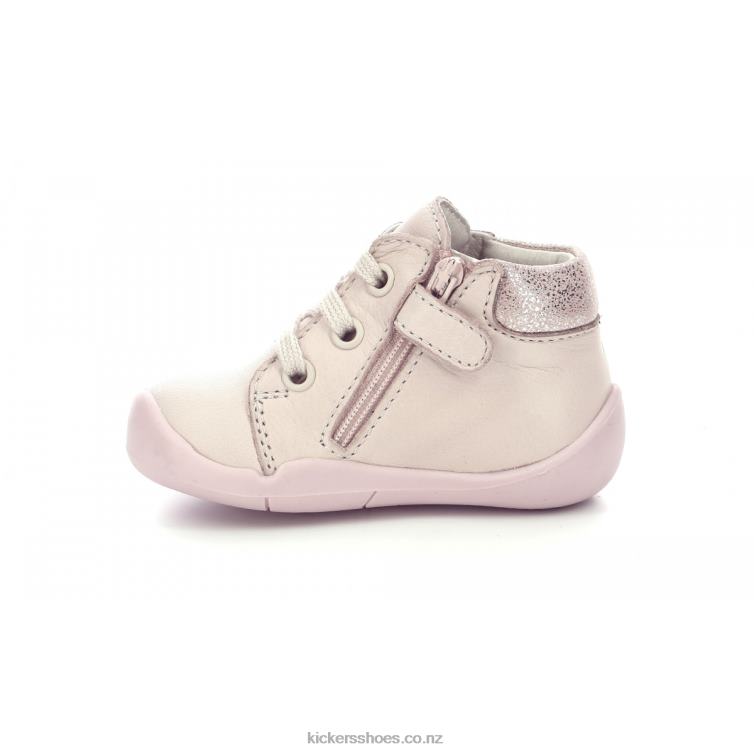 Kickers Kids Waouk Light Pink Metallized NPZDR887