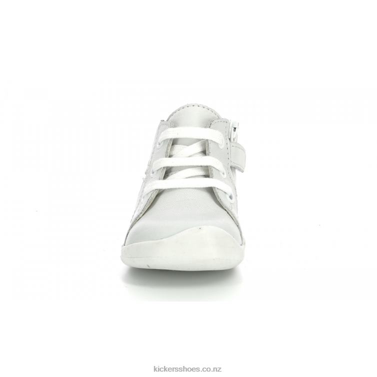 Kickers Kids Waouk White Metallized NPZDR888