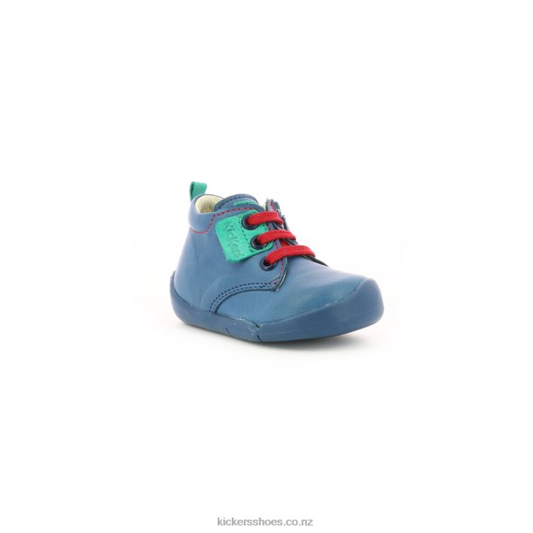 Kickers Kids Wazzap Blue Green NPZDR804