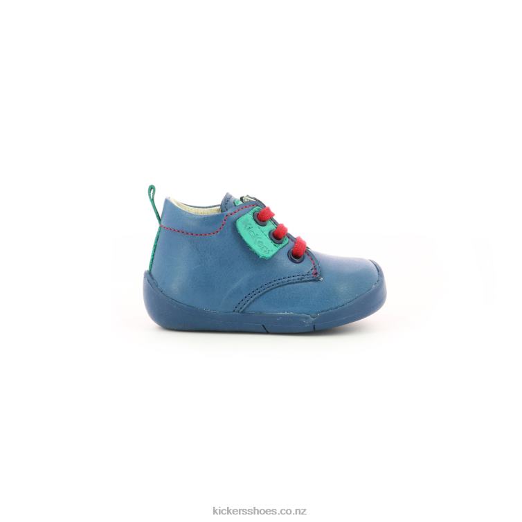 Kickers Kids Wazzap Blue Green NPZDR804