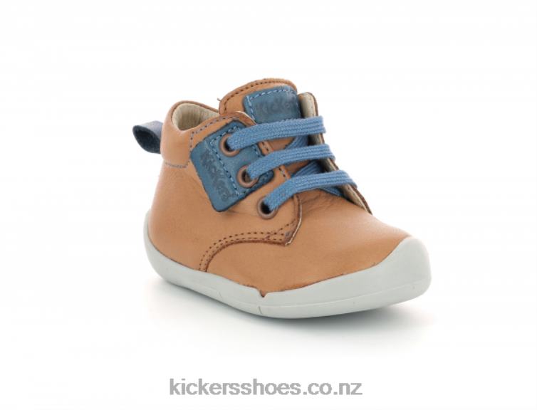 Kickers Kids Wazzap Camel Blue NPZDR803