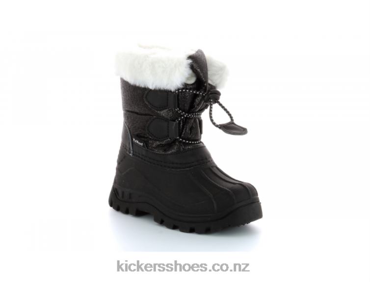 Kickers Kids Sealsnow Bright Black NPZDR1013