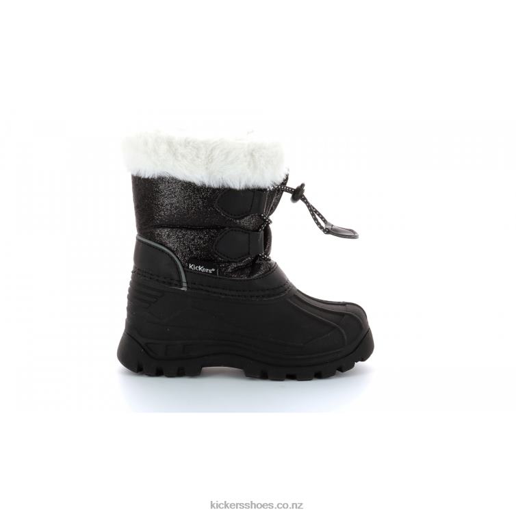 Kickers Kids Sealsnow Bright Black NPZDR1013