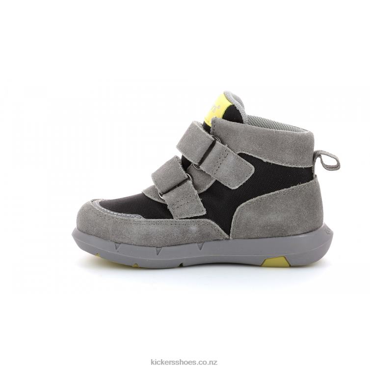 Kickers Kids Junibo Grey Green NPZDR965