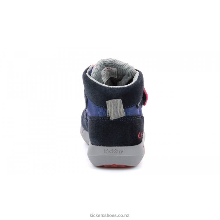 Kickers Kids Junibo Navy Red NPZDR968