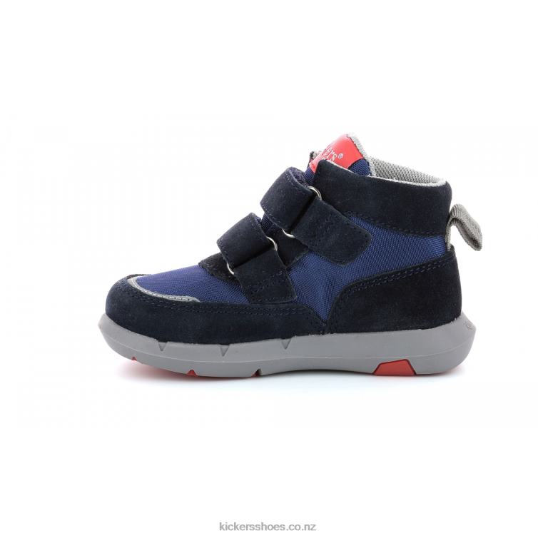 Kickers Kids Junibo Navy Red NPZDR968