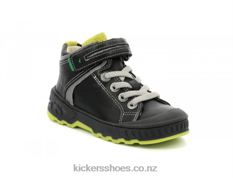 Kickers Kids Kick Teen Black NPZDR971
