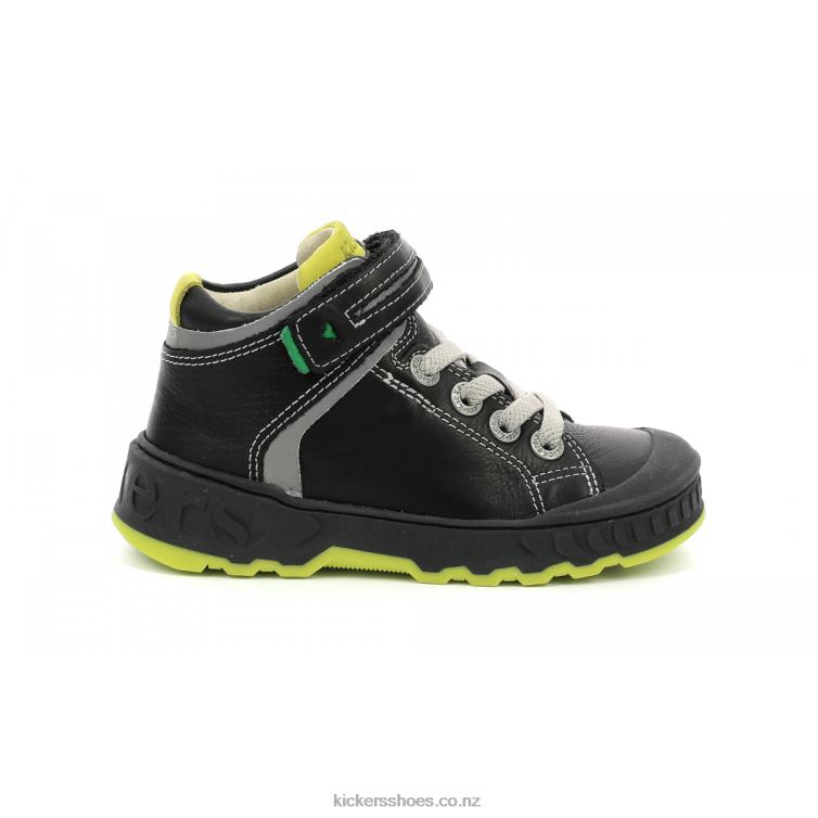 Kickers Kids Kick Teen Black NPZDR971