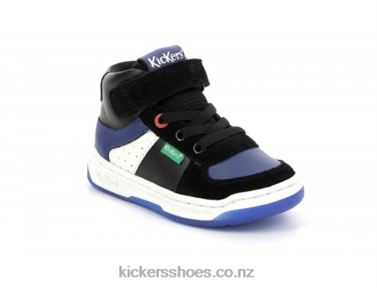 Kickers Kids Kickalien Black Blue White NPZDR1005