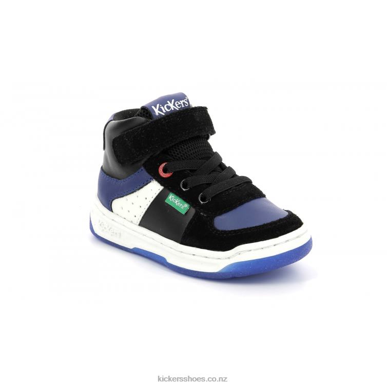 Kickers Kids Kickalien Black Blue White NPZDR1005