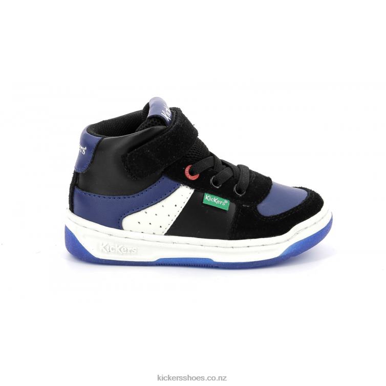 Kickers Kids Kickalien Black Blue White NPZDR1005