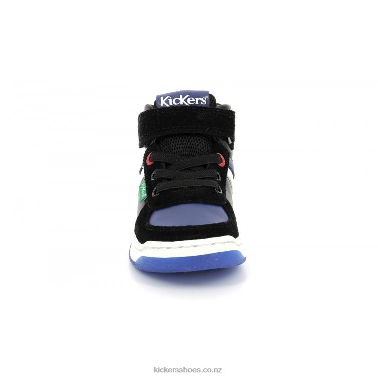 Kickers Kids Kickalien Black Blue White NPZDR1005