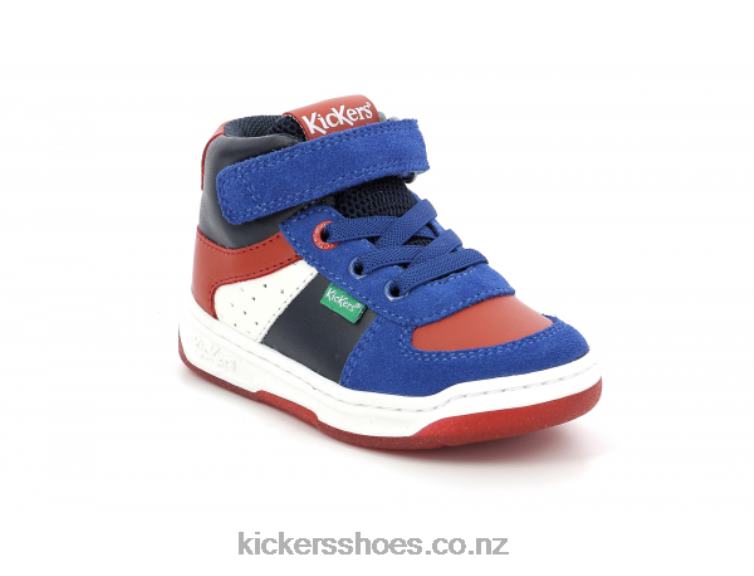 Kickers Kids Kickalien Blue Navy Red NPZDR1006