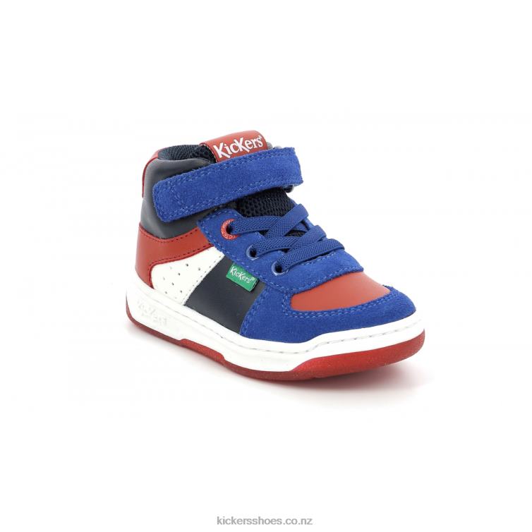 Kickers Kids Kickalien Blue Navy Red NPZDR1006