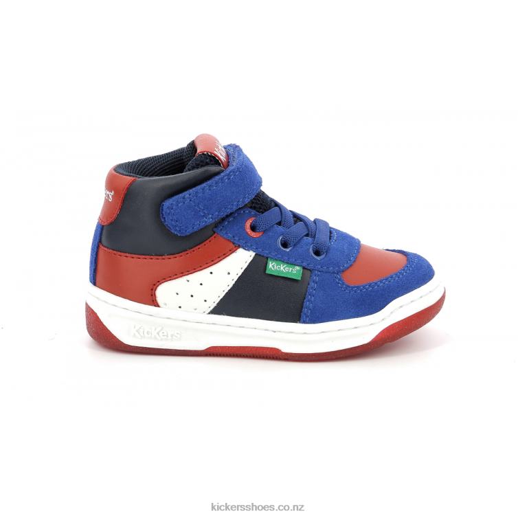 Kickers Kids Kickalien Blue Navy Red NPZDR1006
