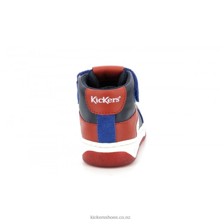 Kickers Kids Kickalien Blue Navy Red NPZDR1006