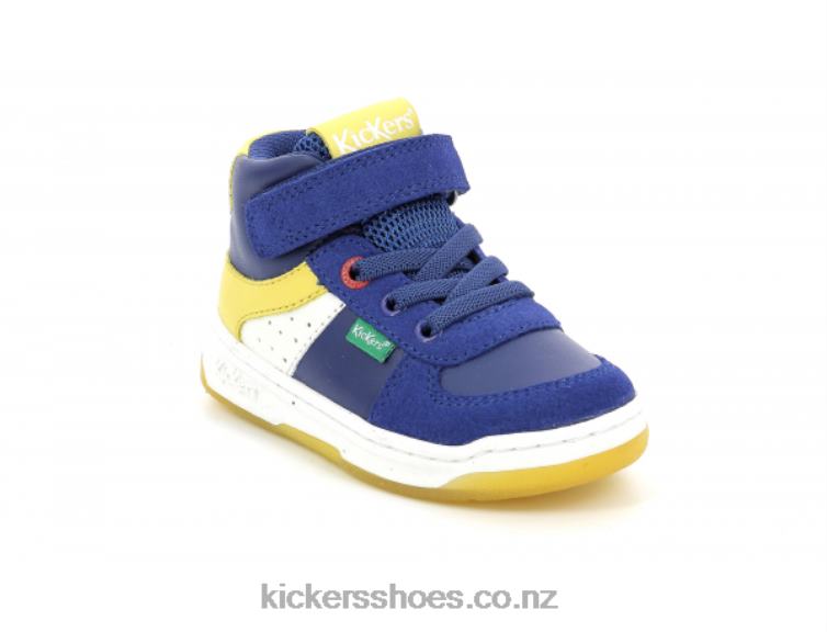Kickers Kids Kickalien Blue White Yellow NPZDR1009