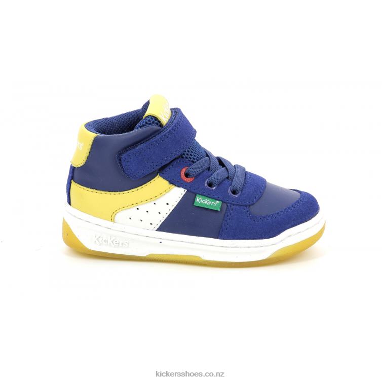 Kickers Kids Kickalien Blue White Yellow NPZDR1009