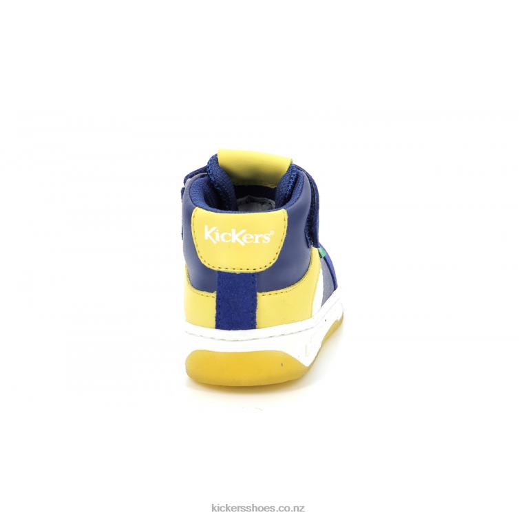 Kickers Kids Kickalien Blue White Yellow NPZDR1009