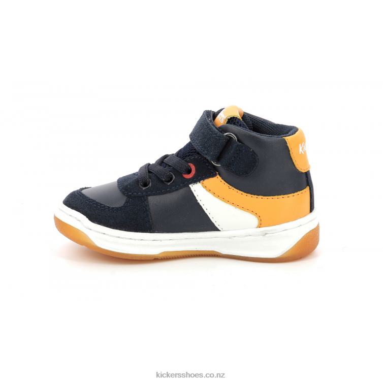 Kickers Kids Kickalien Navy White Orange NPZDR1008