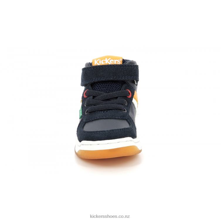 Kickers Kids Kickalien Navy White Orange NPZDR1008