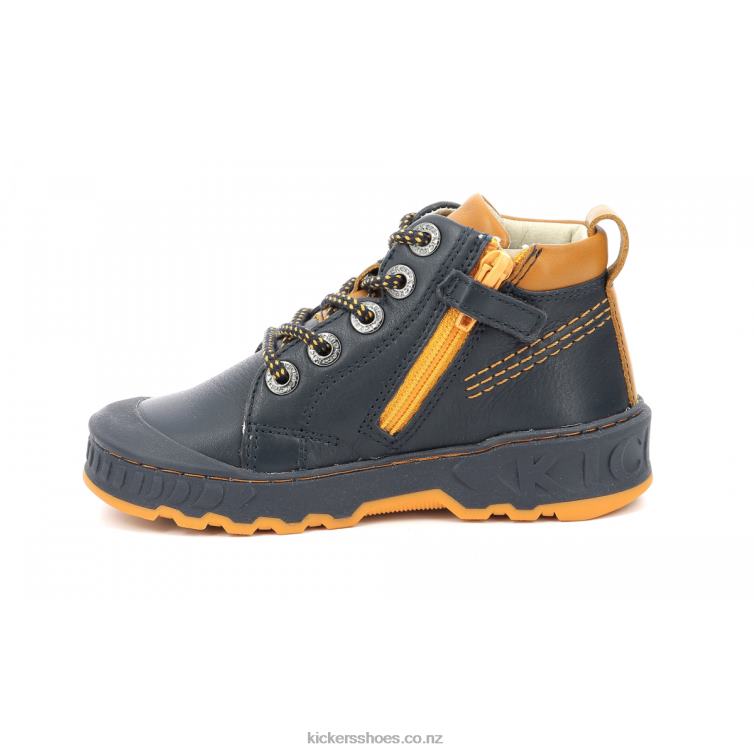 Kickers Kids Kickdundy Navy Orange NPZDR989