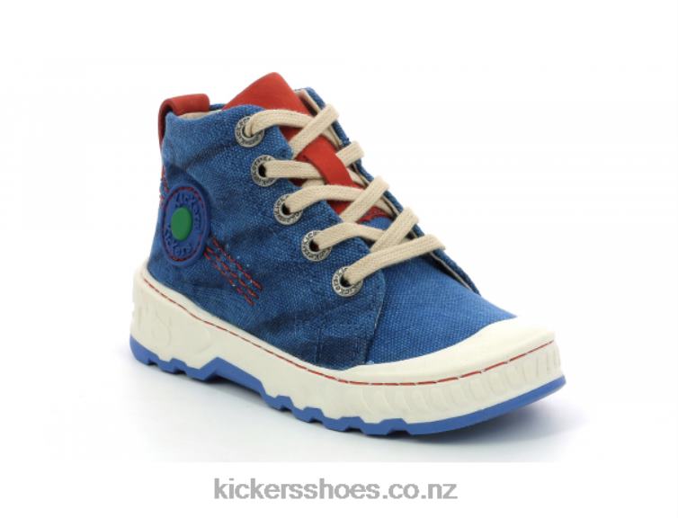 Kickers Kids Kickrup Blue Red NPZDR930